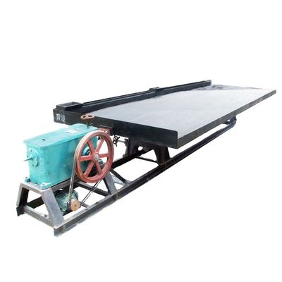 品質  Gravity Wilfley Wet 6S Shaking Table Concentrating Copper Gold Sorting with fiberglass deck 工場